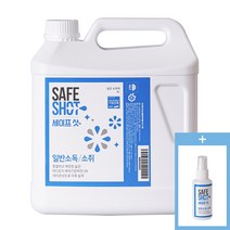 [일반소독] 깔대기증정 다목적 탈취 살균소독제 미산성차아염소산수 세이프샷 1L+50ml 4L+50ml 10L+50ml, 1통, 4L