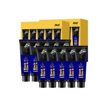 리빙 블랙차크치약 5p+블랙 차크칫솔 5p 1세트, 아케이 리빙 구취제거 블랙차크치약 5개입 2세트
