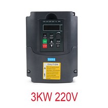 2.2KW 220V VFD 인버터 3KW 4KW 5.5KW 7.5KW 주파수 변환기 1P 입력 3P 출력 CNC 스핀들 모터 속도 콘, 3kw yl620-a, 06 3kw yl620-a