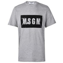 엠에스지엠 MSGM 로고 오버사이즈 남성 티셔츠 1000MM67 100201 96