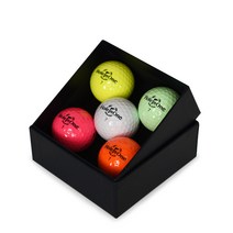 홀인원 컬러볼 3피스 5구세트 정품볼 비거리 골프공 홀인원기념품, 5구, 믹스