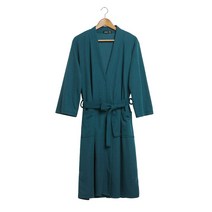 똑소녀 프리미엄 호텔 샤워가운 여름용 (남여공용), XXXL, 블루그린