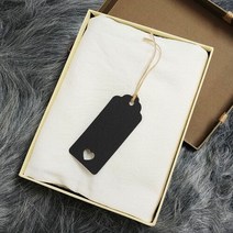 의류택 상품 제품 가격표시 종이 라벨 블랙 택 100P, 본상품선택