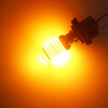주차금지장치 YCCPAUTO 1Pcs P21/5w LED Canbus 전구 1157 BAY15D 자동차 브레이크 조명 하이퍼 플래시 없, 03 Yellow