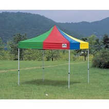 3mx3m 운동회 행사용 체육대회 카라반캐노피 홍캐노피 한국캐노피 원스톱캐노피 천막텐트, 스틸일반, 흰색