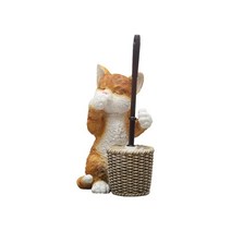 고양이 화장실 브러시 세트 홀더 화장실 브러시 홀더, 고양이 화장실 브러쉬