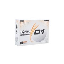 114539 혼마 골프 HONMA 골프 공 D1 2020 년 모델, 보통, 오렌지