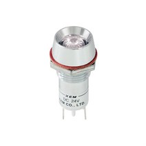 KEM 220V LED 인디케이터 고휘도형 옐로우 12x28mm KLU-12A220Y, 상품선택