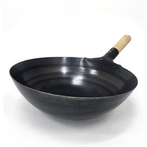 일리 장미표 전문가용 중식웍 1.6t 북경팬 볶음 튀김 무쇠 웍, 37cm