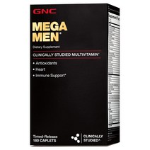 GNC 메가맨 180정 Mega Men 180caplets, 0.63lb, 1병