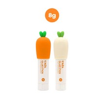 딸기 풀 고체풀 딱풀 당근딱풀 무딱풀, 딱풀8g(당근 무)