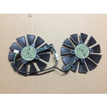T129215SM DC12V 0.25그래픽 비디오 카드 쿨러 팬 ASUS STRIX RX570 4G GAMINGGraphics 냉각 RX 580-O8G/GT, 한개옵션0
