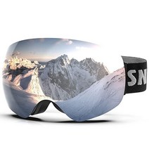 LAVOLLY 스키 고글s 100% UV Protection Anti-Fog 스키 스노우고글s 스노우보드Snowmobile 스키ing Skating for Men Women Ad