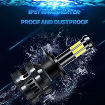 2pcs 높은 전원 Canbus 200W 자동 램프 H1 LED H7 H8 H9 9005 Led 헤드 라이트 전구 H4 8 사이드 조명, 04 H1, 01 6000K