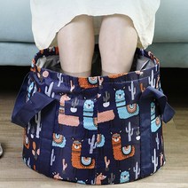 휴대용족욕기 접이식 포켓형 방수 족욕기 바구니 빨래 족욕가방