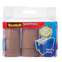 3M 박스테이프 12개 강력 이사 택배 box Packing Tape 12pack 갈색