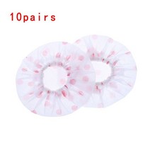 전자제품부품100Pcs 일회용 부직포 마이크 커버 제거 윈드 스크린 보호 캡 패드 KTV 가라오케 용품, [03] 20pcs whitered