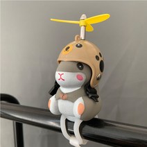 바이크 햄스터 자전거 헬멧 오토바이 러버덕 악세사리, 스폰지밥햄스터