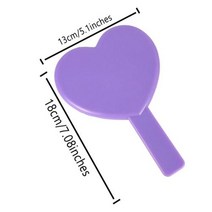 휴대용손거울 도매 메이크업 거울 손 개최 광장 사용자 정의 로고 매일 핑크블랙화이트 작은, style10+5pcs with logo