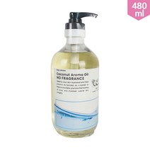 다오몰 태국 코코넛 아로마 오일 코코넛주성분 480ml 무향 베이비오일 바디오일, 1개