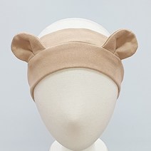 반반하니 곰돌이 베이직 컬러 유아 아동터번 아기헤어밴드