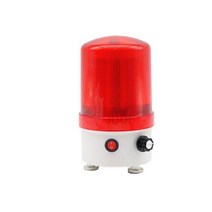 도로 경광등소리와 빛 경보 220v24v12v 회전 경고등 조정 가능 볼륨 led 통합 표시 등, 01 red_03 220V