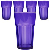 미르 8각컵 480ml 16oz, 블루, 5개입
