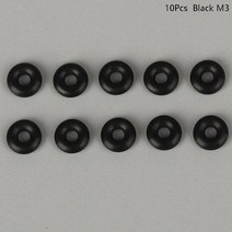 방진고무패드 고무발 스프링 진동 방지 10pcs M2 M3 O shape Silicone Rubber Washer Shock Absorbor Anti