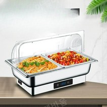 푸드 보냉배식기 결혼식 디너 대형 웜 플레이트 홈파티 대형 가열대, AG