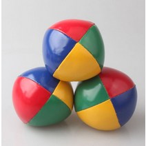 저글링공 3개 1세트 알록달록 수행평가 방과후 실습 체육준비물 수업용 강의용, 알록달록 3개 1세트