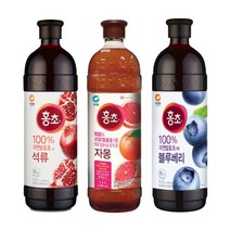청정원홍초 1.5L x 3병석류자몽블루베리, 1개