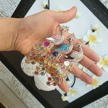 시떼몰 잉어 물고기 봉황 토끼 키링 키홀더 열쇠고리, 1개, 봉황(파랑)