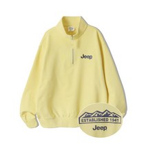 JEEP 하프집업 M로고 스웨트셔츠 (JO5TSU838LY)