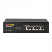 솔텍 SFC505GHP 기가 5포트 POE 4포트 광 스위치 허브