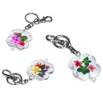 꽃보듬(압화) 클로버 열쇠고리 만들기 KIT