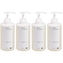 생활공작소 주방세제 쌀뜨물 500ml 4개