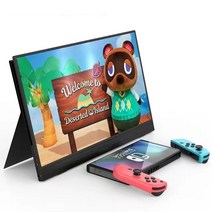 15.6인치 1080p터치 옵션 usb c hdmi 호환 ips 화면 스위치 ps4용 휴대용 게임 모니터, at156 터치
