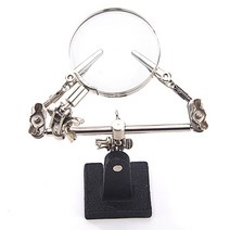 회로기판 수리 용접 보조대 탁상 확대경 스탠드