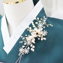 살롱드메리 마스B 한복 브로치 혼주 한복용 악세사리 결혼식