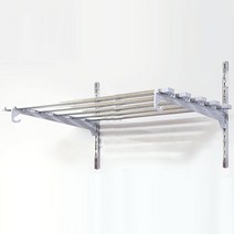 리빙아이 국내산 스테인리스 베란다 다용도 선반 스텐 시스템 벽선반 창고 펜트리 수납