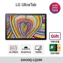 [LG전자] 울트라탭 10A30Q-LQ28K (10.4인치/WiFi/128GB/와콤펜포함) 태블릿PC, 무료 택배배송