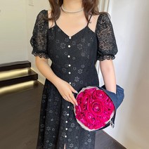 여성 빅 사이즈 봄 여름 가을 레이스 원피스 통통 88 77 김민경쇼핑몰 코디 99 패션 가족사진