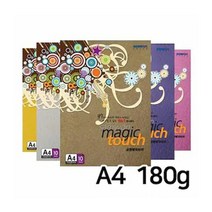 삼원특수지 매직터치 복사용지 머메이드지 180g 1포(10장), 33 진분홍색