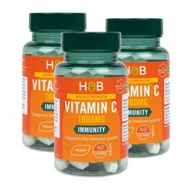 홀랜드앤바렛 영국 Holland & Barrett Vitamin C 비타민C 1000mg 60정, 3팩