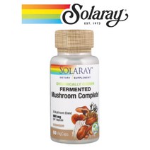 솔라레이 8종 발효 버섯 머쉬룸 잎새 아가리쿠스버섯 표고 동충화초 600mg 60 베지캡슐