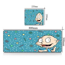 마우스 패드 Xxl 게임용 Rugrat Pc 게이머 액세서리 데스크 매트 키보드 대형 확장 보호 컴퓨터, [04] 400x900x2mm, [18] XC000827