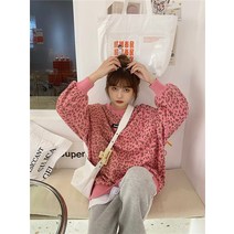 HQINT 여자 니트 긴팔 니트티 가을 봄 겨울 여자니트 오버핏 여자니트티 루즈핏 긴팔티 단추 데일리 사계절 기본 빅사이즈 ZB-35558