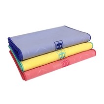 송월 극세사 스포츠 타올 ab블록패턴 20x100cm 긴수건, 분홍