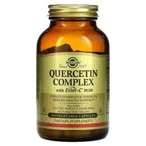 솔가 퀘세틴 컴플렉스 이스터-C 플러스 식물성 캡슐 100정 하루 4정 25일분, 100 Count
