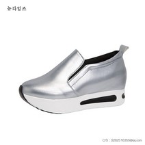 봄가을 속굽 여성 슈즈 트렌드 믹스매치 스니커즈 통굽 스니커즈 뉴타임즈 A15 O883O384